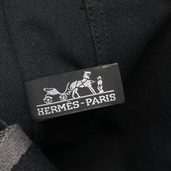 HERMES Fool toe MM tote bag black gray - Picture 4 of 9